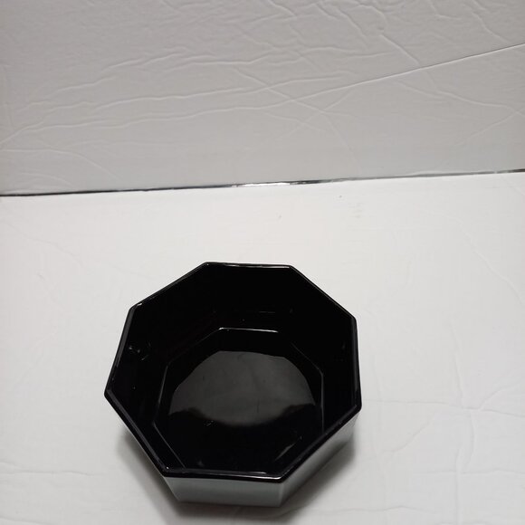 Black ARCOROC Candy Dish / Clear Glass Lid - Picture 8 of 8